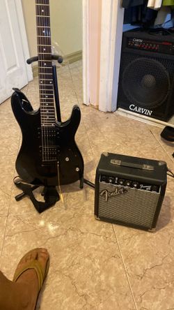 Dean electric guitar combo w/amp