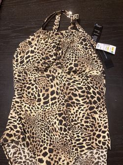 New Cheetah (Leopard) Bathing Suit - Size 14 Women’s