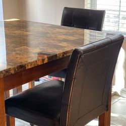 5 Piece Height Dining Table ❤️❤️❤️$39 Down Payment with Financing  No Needed Credit Check2940