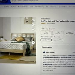 King Bed Mattress With Frame 