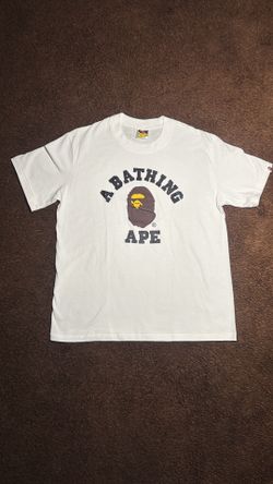 BAPE A Bathing Ape College Logo Tee