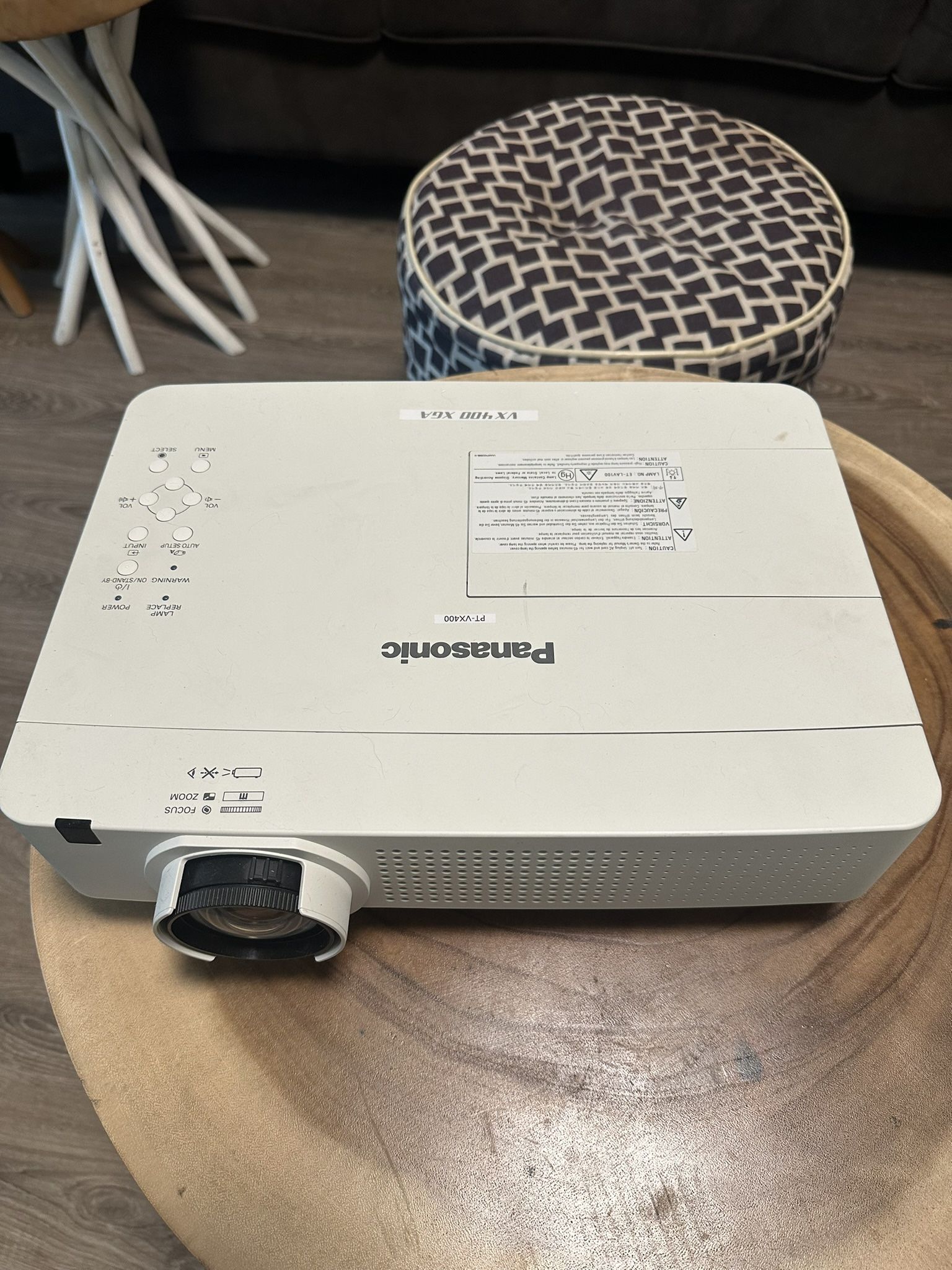 Panasonic Projector With 92” Screen