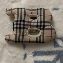 Burberry Nova Check Letter B Baby Rattle-