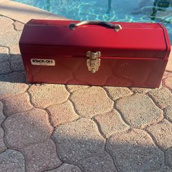 19” Toolbox Metal  All Purpose Red With Tray 