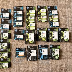 Large Lot of Genuine HP Ink Cartridges – Expired – Great for Resellers
