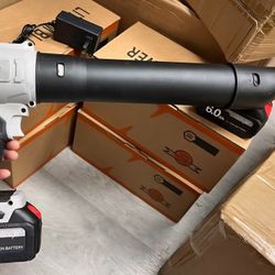 Leaf Blower, 21V Leaf Blower Cordless with 2 x 6.0Ah Battery and Fast Charger,
