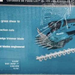 Makita LXT 18V Lithium-lon Cordless Grass Shear with Hedge Trimmer Blade, Tool Only
