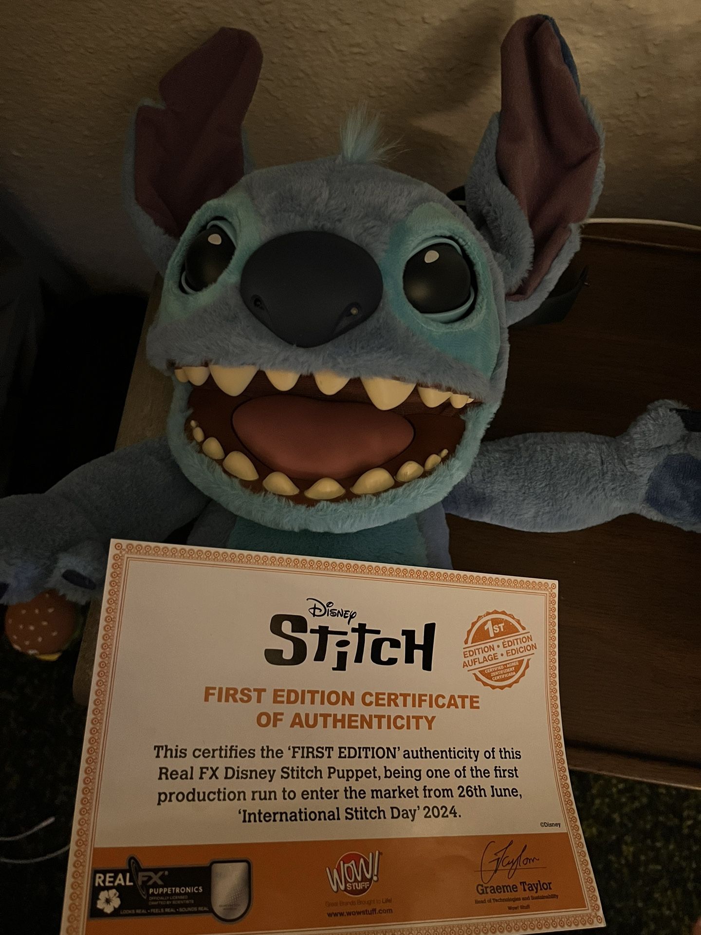 Animatronic Stitch Puppet