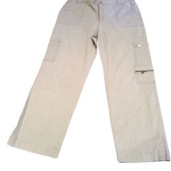 Liz Clairborne, Lizwear Cargo Jeans pants for women,straight leg,Sz 16, Preowned