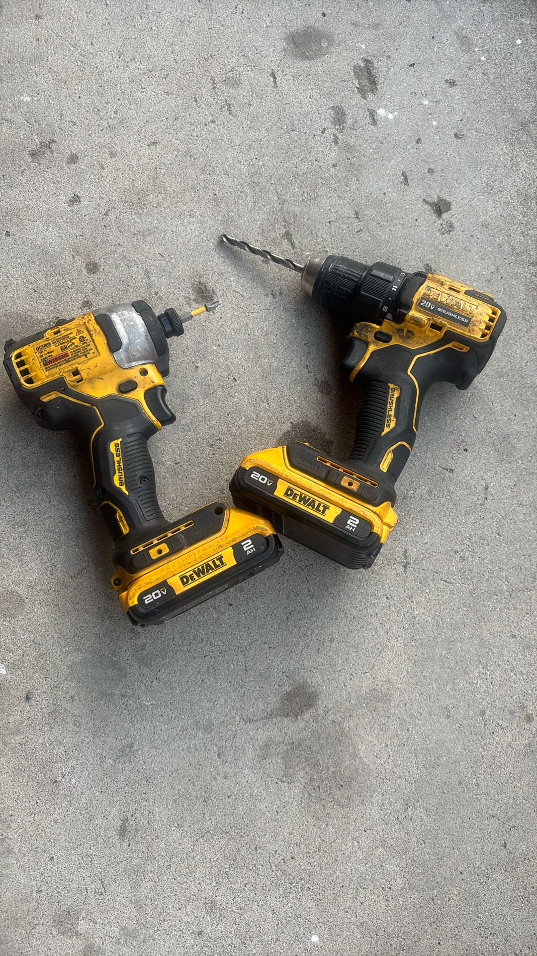 20v Dewalt Impact/drill Set