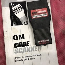 GM Vehicle code scanner