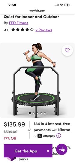 Mini trampoline barely used