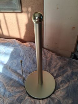 Dispensador Para Papel Toalla Metal Dorado, Usado Como Nuevo 