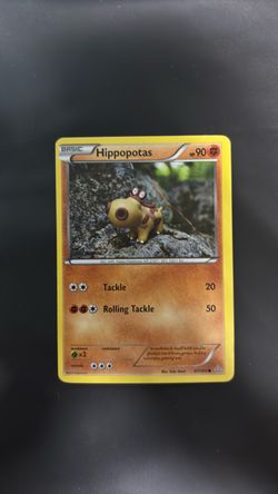 Hippopotas Pokémon Card 82/160