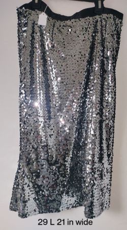 long sequin skirt