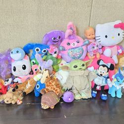 plushies, teddy bears, stuffed animals