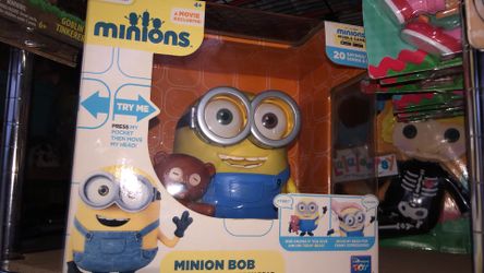 Minion Bob With interactive Teddy Bear Included