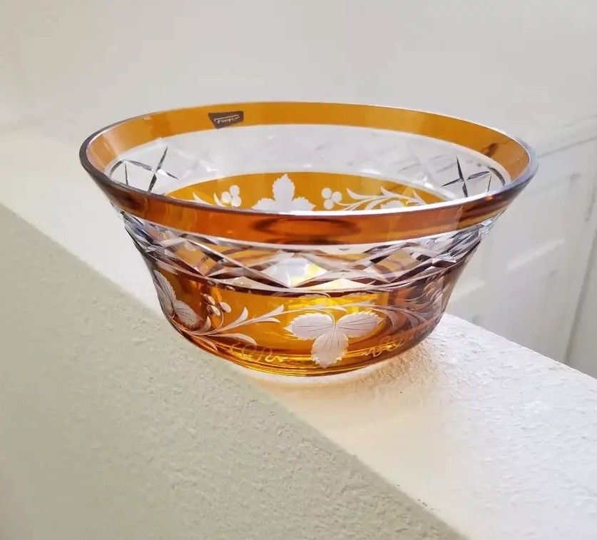 Italian crystal bowl
