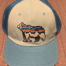 Patagonia Grizzly Bear Logo Snapback Hat