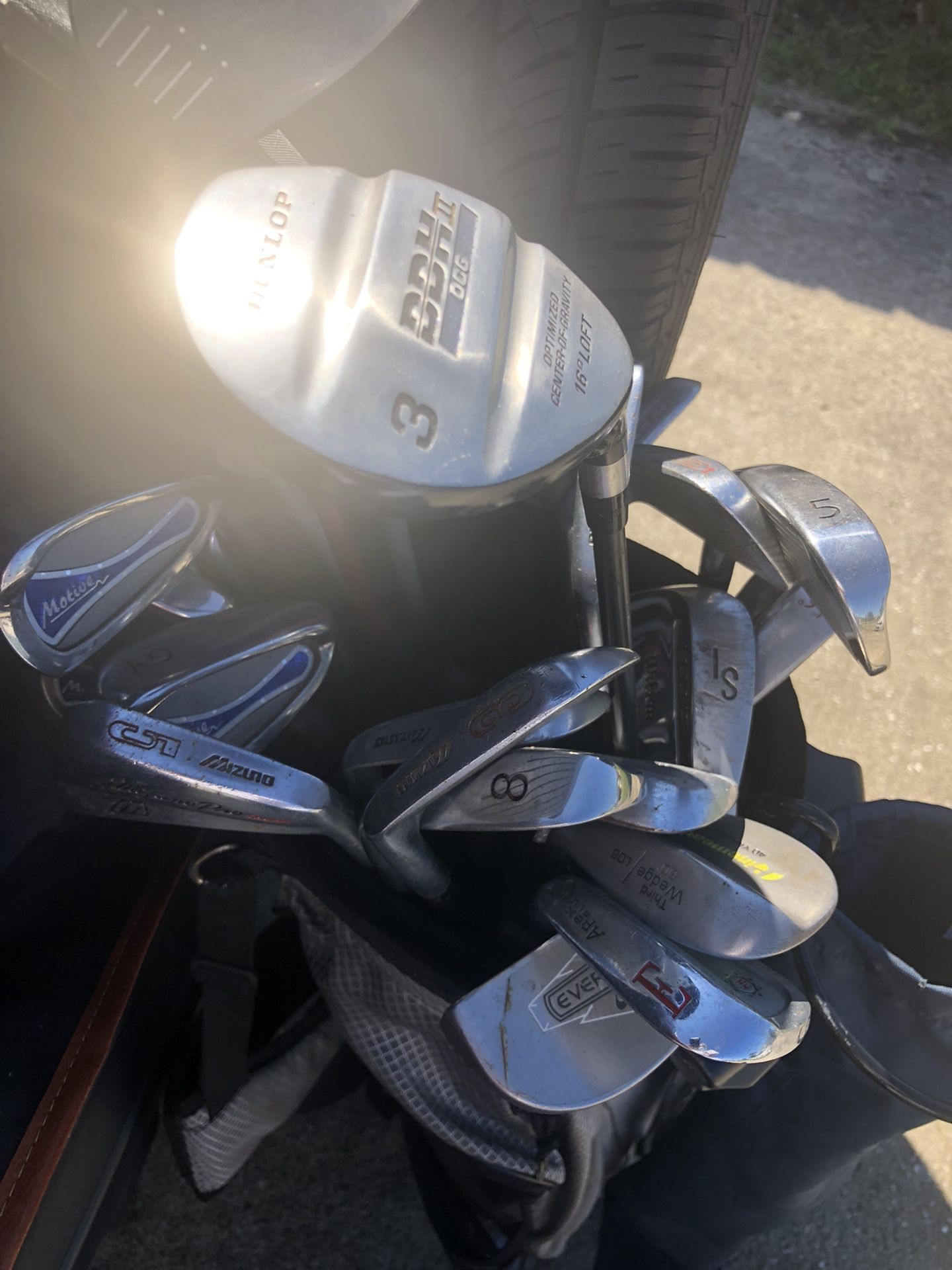 Golf Clubs And bag