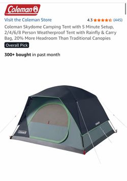 Coleman 4-person sky dome tent