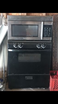Stove and microwave