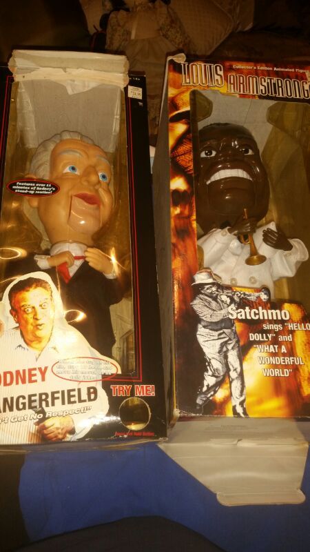 Rodney Dangerfield and Louis Armstrong Talking doll