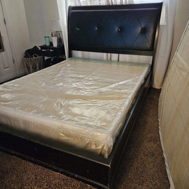 Mors Furniture Queen Bed Frame Only No Mattress No Boxspring