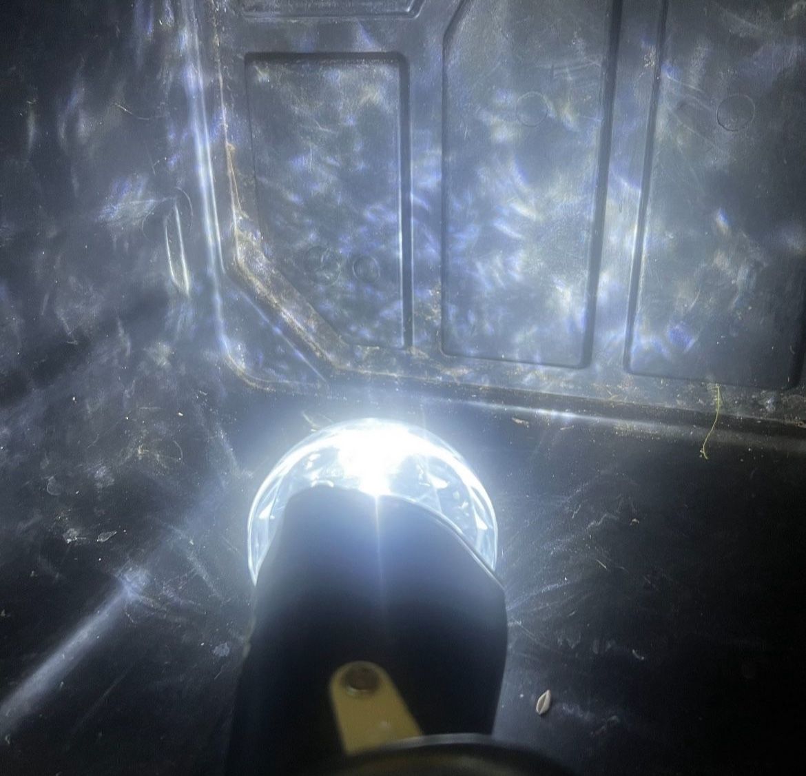 Moving White Yard Light Spotlight Holiday Snow Christmas Decor- $15 Each