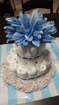 Little Man Diaper Cake