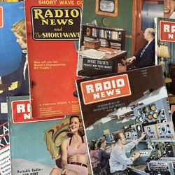 Bundle of Magazines - Vintage Radio, Princess Diana, National Geographic, Program Ice Skating, Time