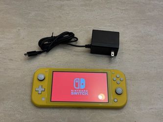 Yellow Nintendo Switch Lite With Charger $119