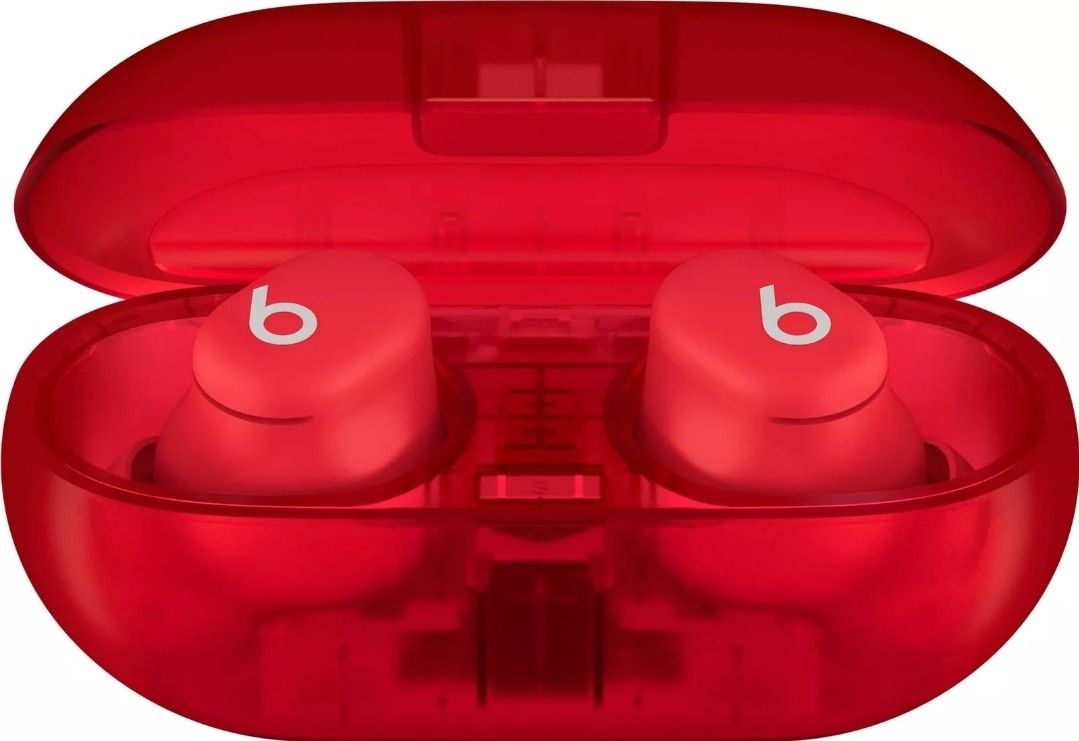 Beats Solo Buds earphones Transparent Red
Carrying case