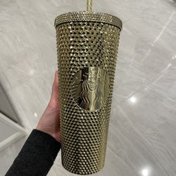 Starbucks gold Studded Tumbler