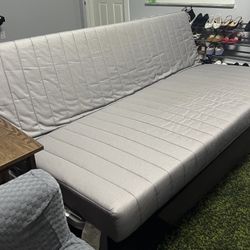 3 Seat iKEA Sofa ( Can Fold Down As A Queen Size Bed)