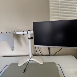 2 in 1 Monitor Mount w/ Laptop Holder