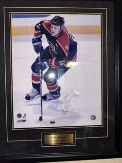 Olli Jokinen Signed Panthers Framed Photo