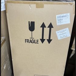 Mirror with Wall Hooks, Coat Rack, Entryway Organizer, Key Holder, Coat Hooks 32x18 “ New Still In Box 