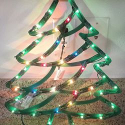 New Lighted Christmas Tree Indoor Outdoor Light Window Decoration