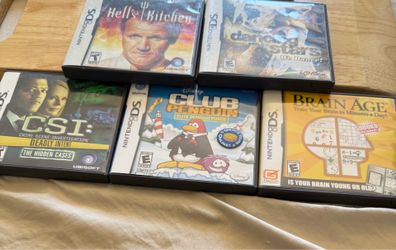 Lot of 5 Nintendo DS Games