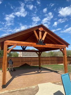 Cedar A-Frame Patio Cover 
