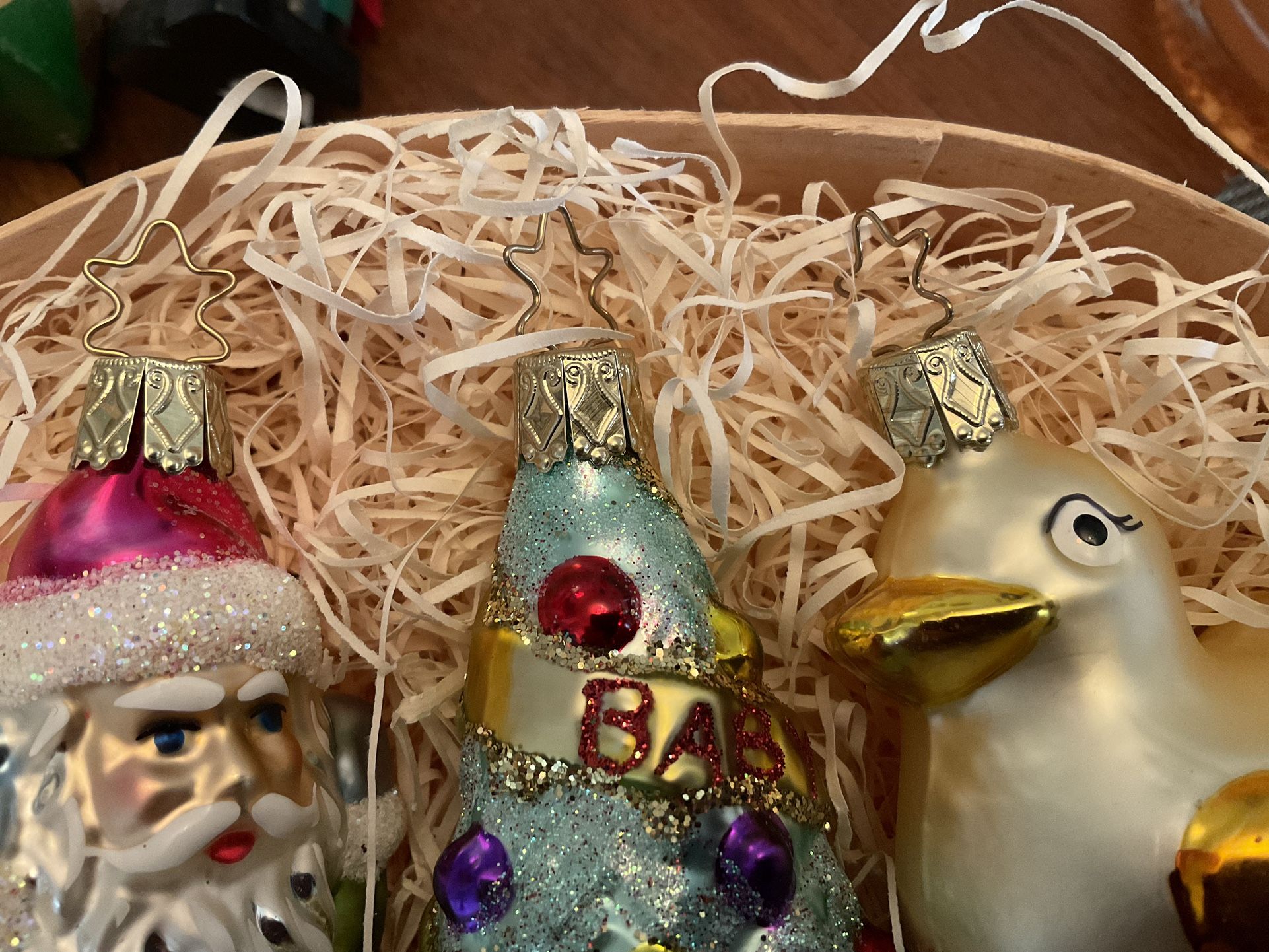 Premium Quality Baby's First Christmas Ornaments Inge Glas Germany