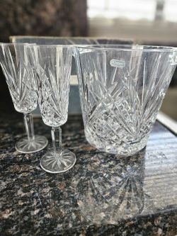 Crystal Champagne Set
