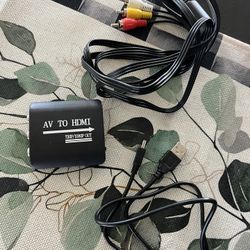 AV to HDMI Adapter For PS2