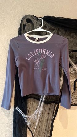 Full tilt from Tilly’s California Graphic Crop Long Sleeve Top