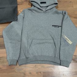 Fear of God Essentials Hoodie Light Heather Grey