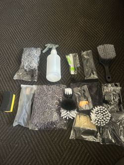 Car detailing supplies and equipment