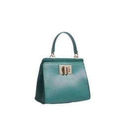 Furla Leather Mini Handbag Green
