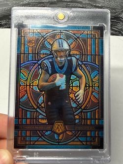2025 Panini Mosaic Tetairoa McMillan Stained Glass #3 (RC)