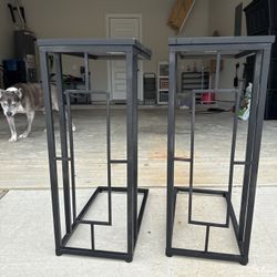 Painted black 2 Tables $40